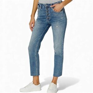KUT FROM THE KLOTH Rachael High-Rise Fab Ab Mom Jeans size 10